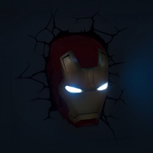 열림에이브이,[3D Deco Lights] Iron Man 3D Mask 아이언맨 3D 마스크 라이트