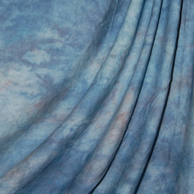 SAVAGE 사베지 CM0624 Apex Blue Crushed Muslin Backdrop 100%면 무광매트마감 워시드모슬린