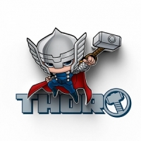 [3D Deco Lights] Thor - 3D Mini Deco Light [ 마블 ] 토르 미니 3D 데코라이트